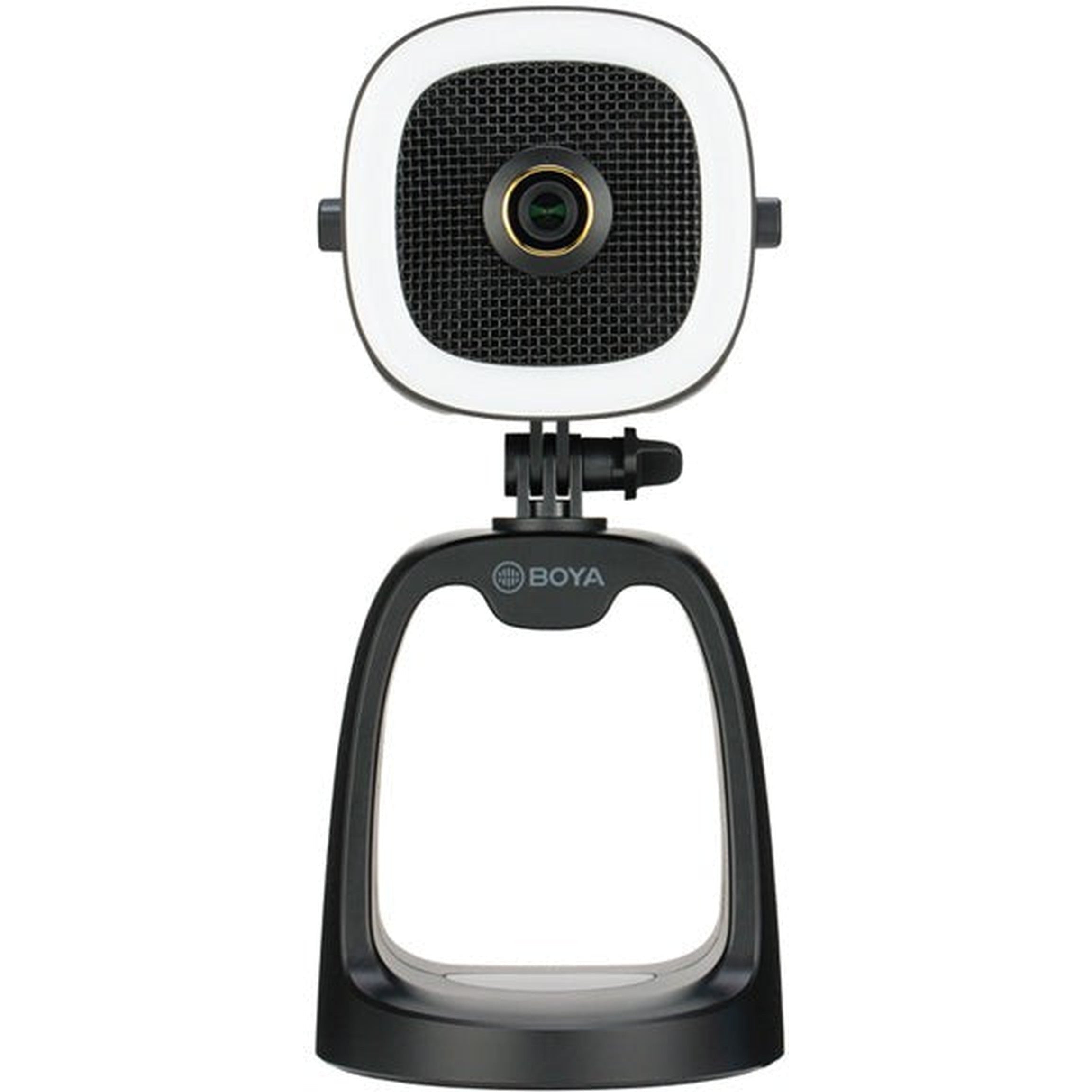 Boya By-Cm6A All-In-One Usb Microphone With Led Ring Light, Microphone & 1080P Camera./Usb-A To Usb-C Cable (1.2M), Lens Cap Included-Camera-BOYA-Star Light Kuwait