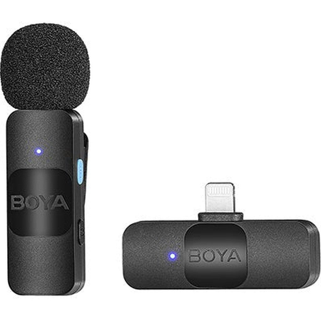 Boya By-V1 Smallest 2.4Ghz Wireless Microphone With Lightning Connector-Microphone-BOYA-Star Light Kuwait