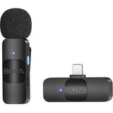 Boya By-V1 Smallest 2.4Ghz Wireless Microphone With Lightning Connector-Microphone-BOYA-Star Light Kuwait