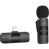 Boya By-V1 Smallest 2.4Ghz Wireless Microphone With Lightning Connector-Microphone-BOYA-Star Light Kuwait