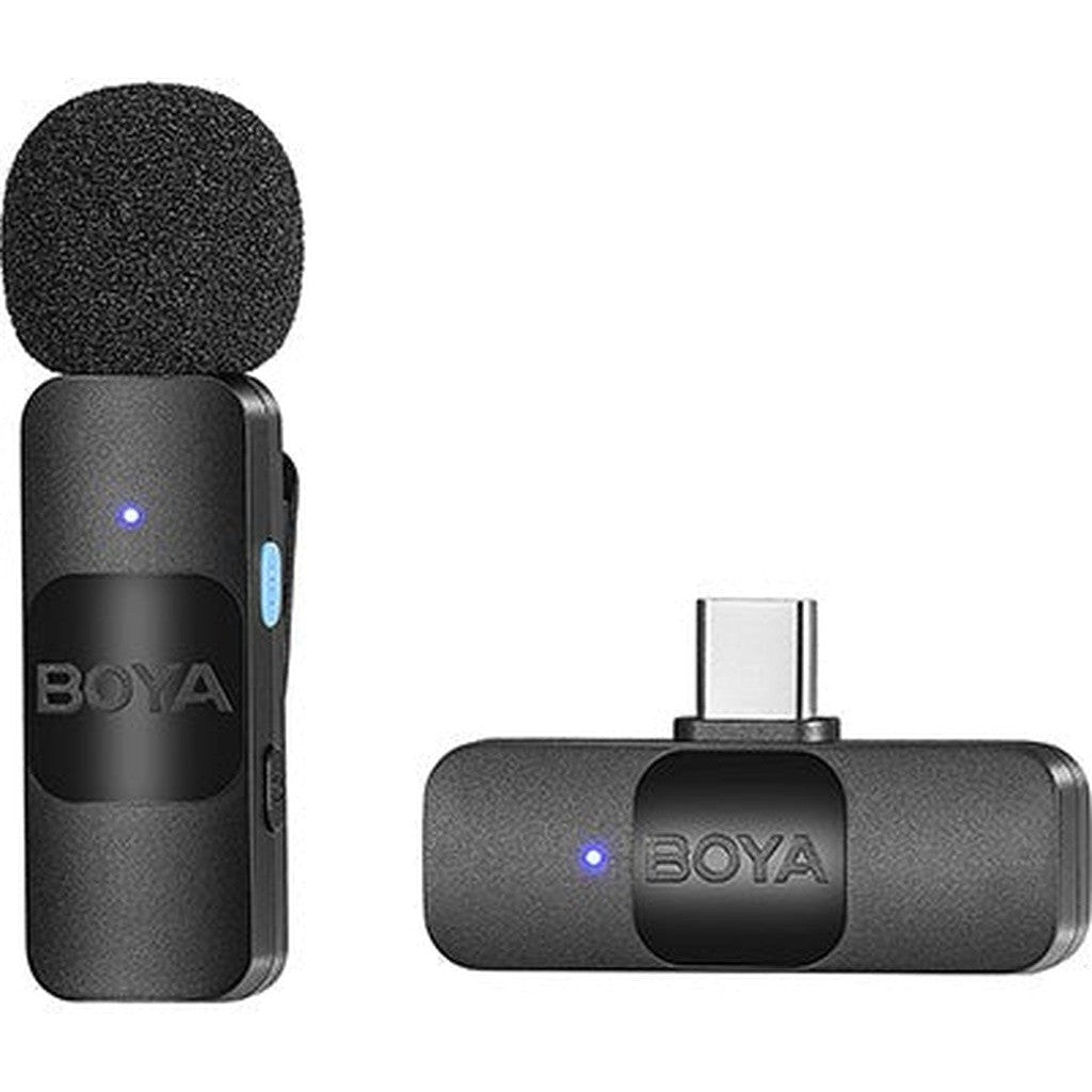 Boya By-V10 Smallest 2.4Ghz Wireless Microphone For Type-C Device-Microphone-BOYA-Star Light Kuwait