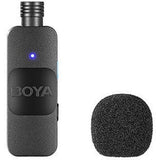 Boya By-V2 Smallest 2.4Ghz Wireless Microphone With Lightning Connector For Ios Device-Microphone-BOYA-Star Light Kuwait