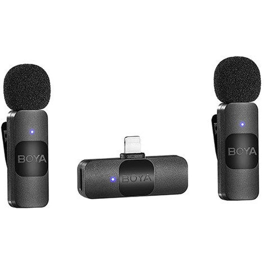 Boya By-V2 Smallest 2.4Ghz Wireless Microphone With Lightning Connector For Ios Device-Microphone-BOYA-Star Light Kuwait