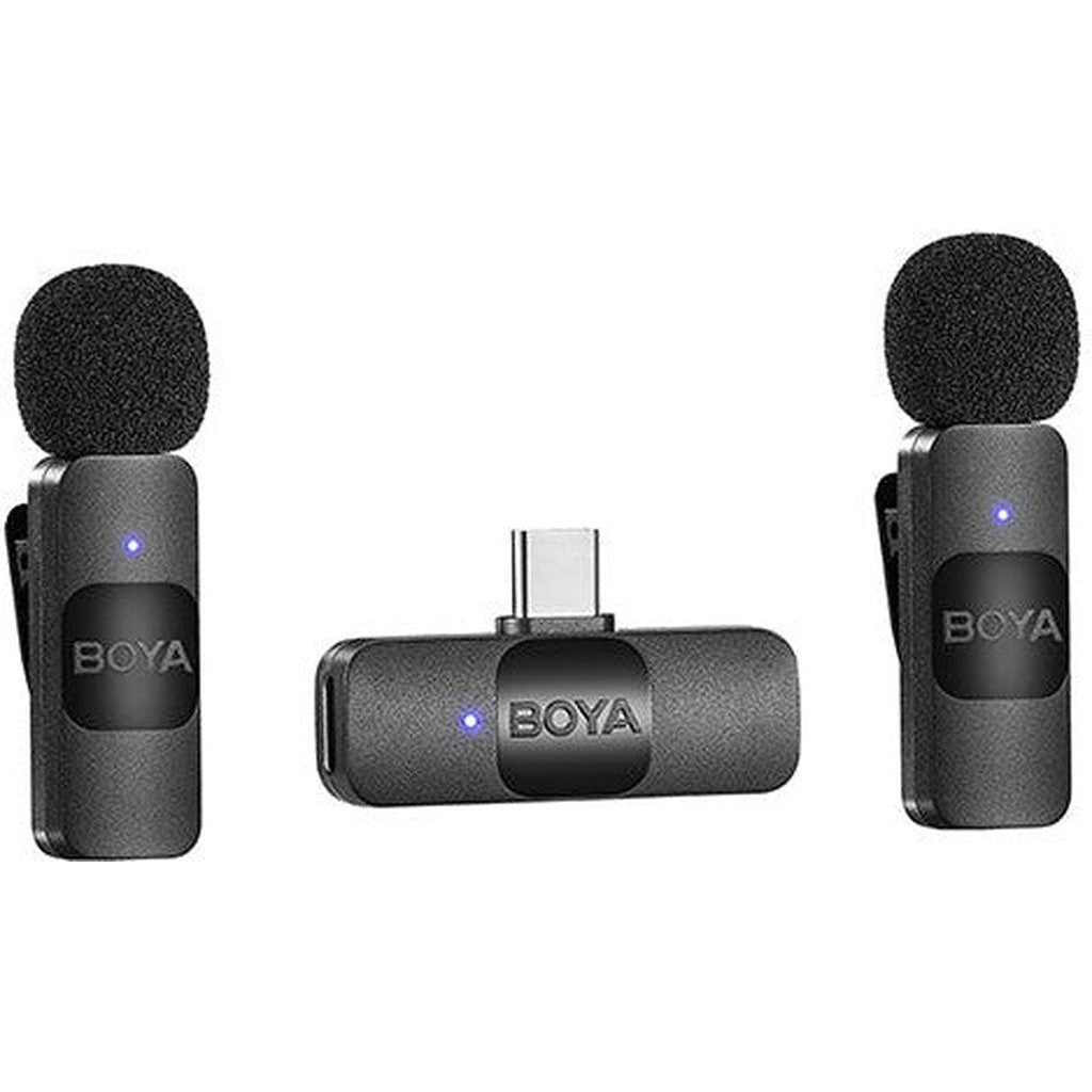 Boya By-V20 Smallest 2.4Ghz Wireless Microphone For Type-C Device-Microphone-BOYA-Star Light Kuwait