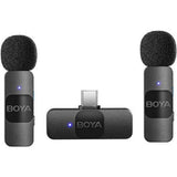Boya By-V20 Smallest 2.4Ghz Wireless Microphone For Type-C Device-Microphone-BOYA-Star Light Kuwait