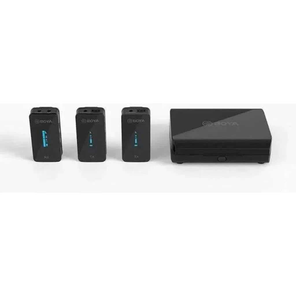 Boya By-Xm6-K2 2.4Ghz Wireless Microphone (2Transmitters+1Receiver) - Black-Microphone-BOYA-Star Light Kuwait