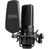 Boya Large-Diaphragm Condenser Microphone-Microphone-BOYA-Star Light Kuwait