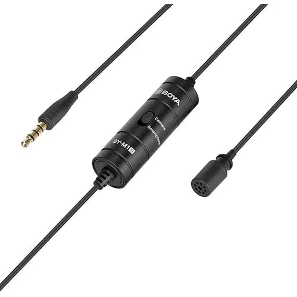 Boya Lavalier Black Microphones-Cable-BOYA-Star Light Kuwait