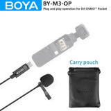 Boya Lavalier Mic For Dji Osmo Pocket V1, V2-Microphone-BOYA-Star Light Kuwait