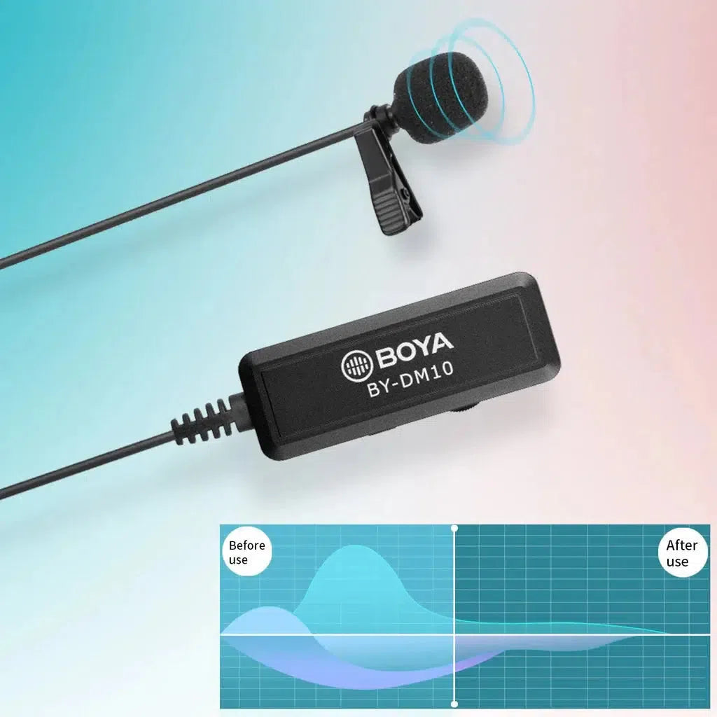 Boya Lavalier Microphone For Ios And Pc-Microphone-BOYA-Star Light Kuwait
