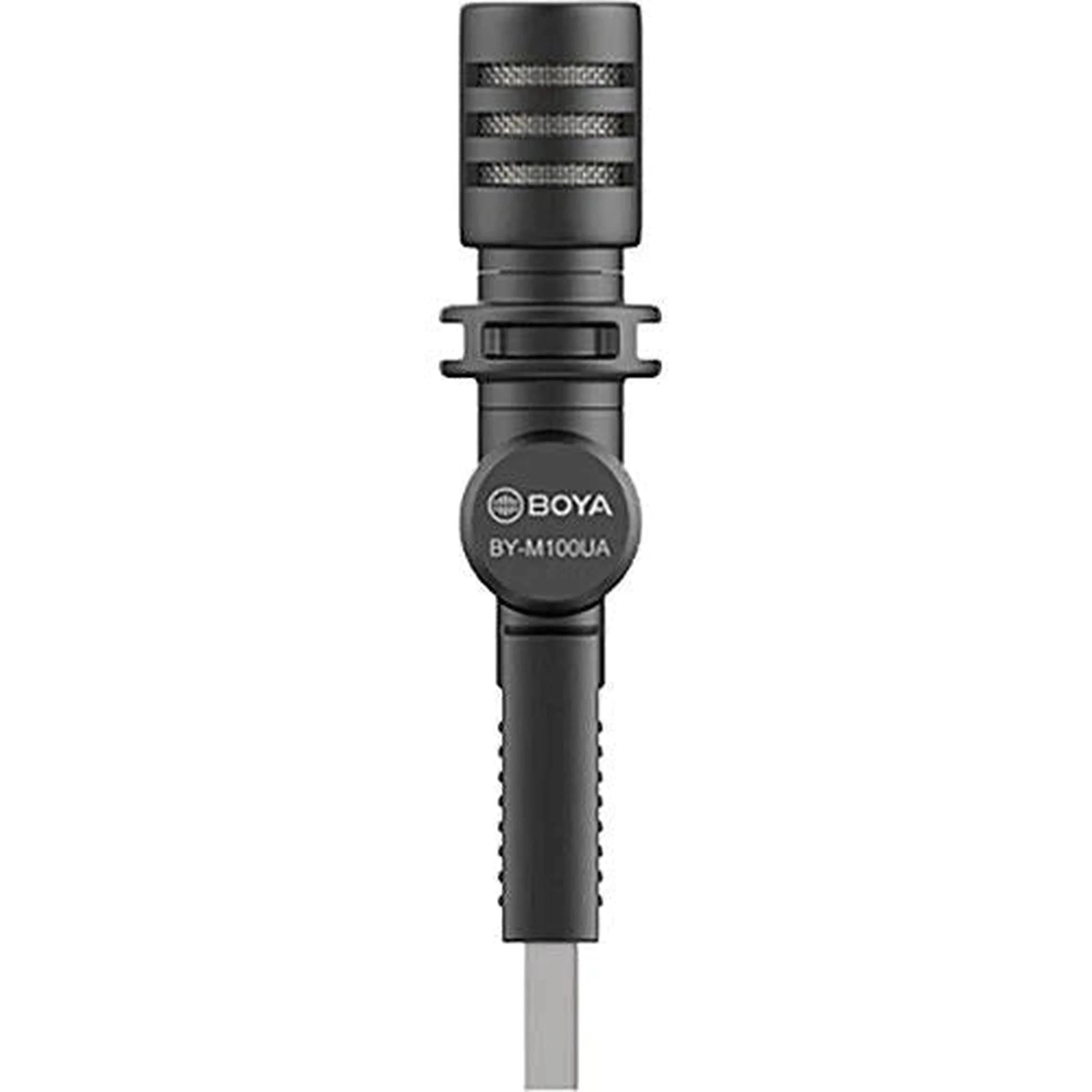 Boya Miniature Condenser Smartphone Mic With Usb Jack-Microphone-BOYA-Star Light Kuwait