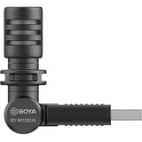 Boya Miniature Condenser Smartphone Mic With Usb Jack-Microphone-BOYA-Star Light Kuwait