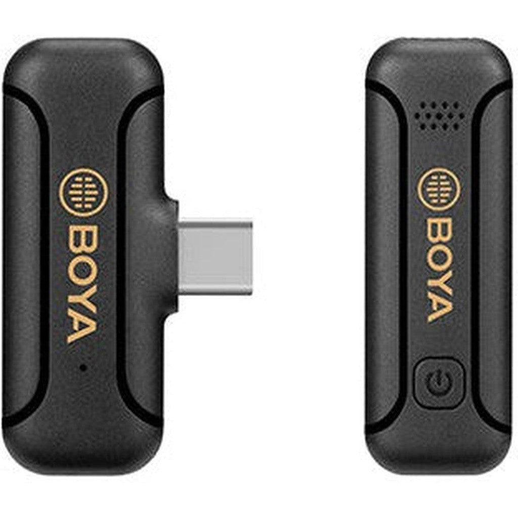 Boya Smallest 2.4Ghz Wireless Microphone For Type-C Device( 1Tx+1Rx ) -Black-Microphone-BOYA-Star Light Kuwait