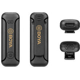 Boya Smallest 2.4Ghz Wireless Microphone With Lightning Connector For Ios Device( 1Tx+1Rx) - Black-Microphone-BOYA-Star Light Kuwait