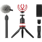 Boya Vlogger Kit(By-T1/By-C12/By-Mm1) - Black-Microphone-Other-Star Light Kuwait