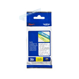 Brother Genuine TZe 135 Labelling Tape Cassette 12MM – White On Clear
