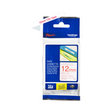 Brother Genuine TZe 232 Labelling Tape Cassette 12mm – Red on White