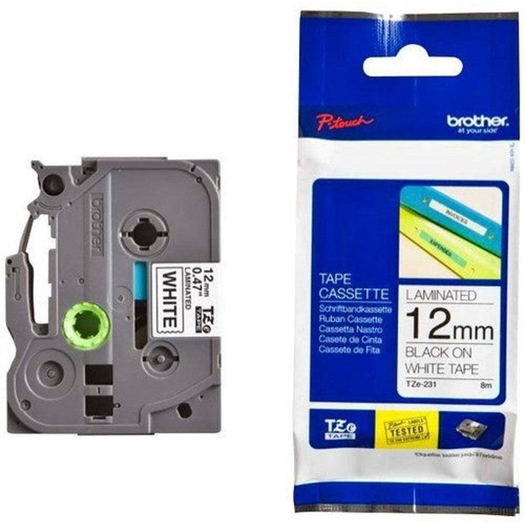 Brother Labelling Tape (Tze - 231) Tz231-Inks And Toners-Brother-Star Light Kuwait