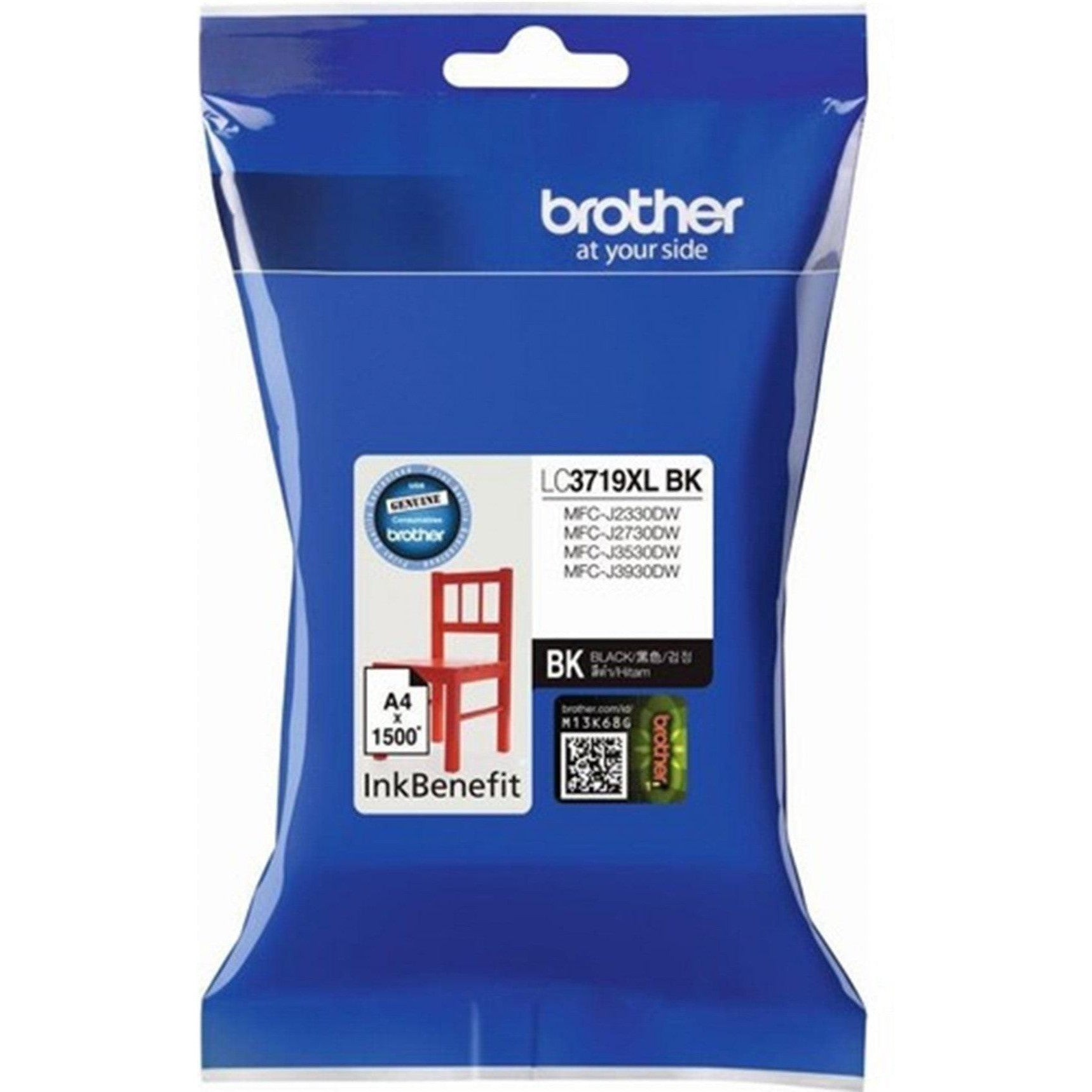 Brother Lc 3719 Xl Black Ink Cartridge-Inks And Toners-Brother-Star Light Kuwait