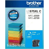 Brother Lc 675 Xl Cyan Ink Cartridge-Inks And Toners-Brother-Star Light Kuwait