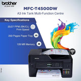 Brother MFC-T4500DW Multi-function A3 Ink Tank Printer