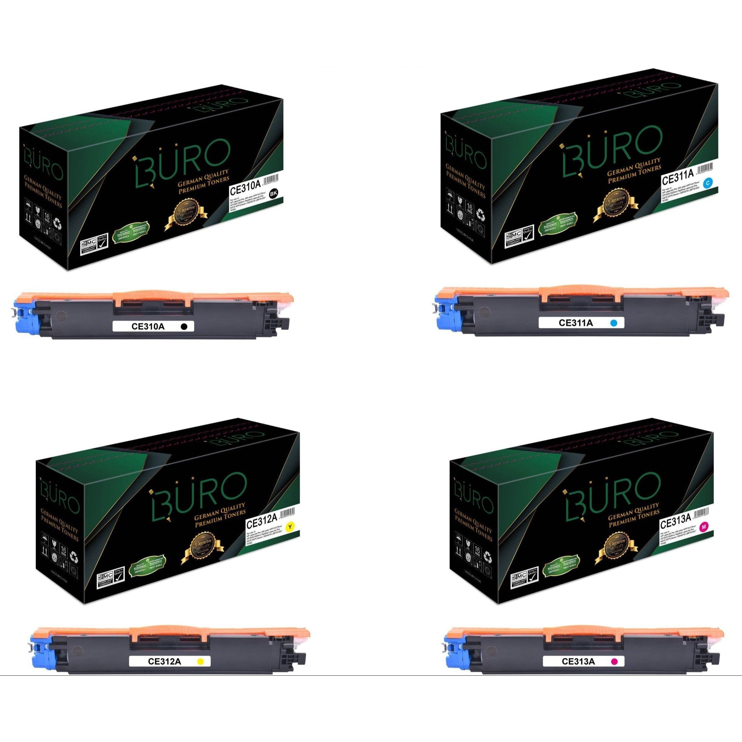 Buro Ce310A+Ce311A+Ce312A+Ce313A Compatible-Compatible Inks-Buro-Star Light Kuwait
