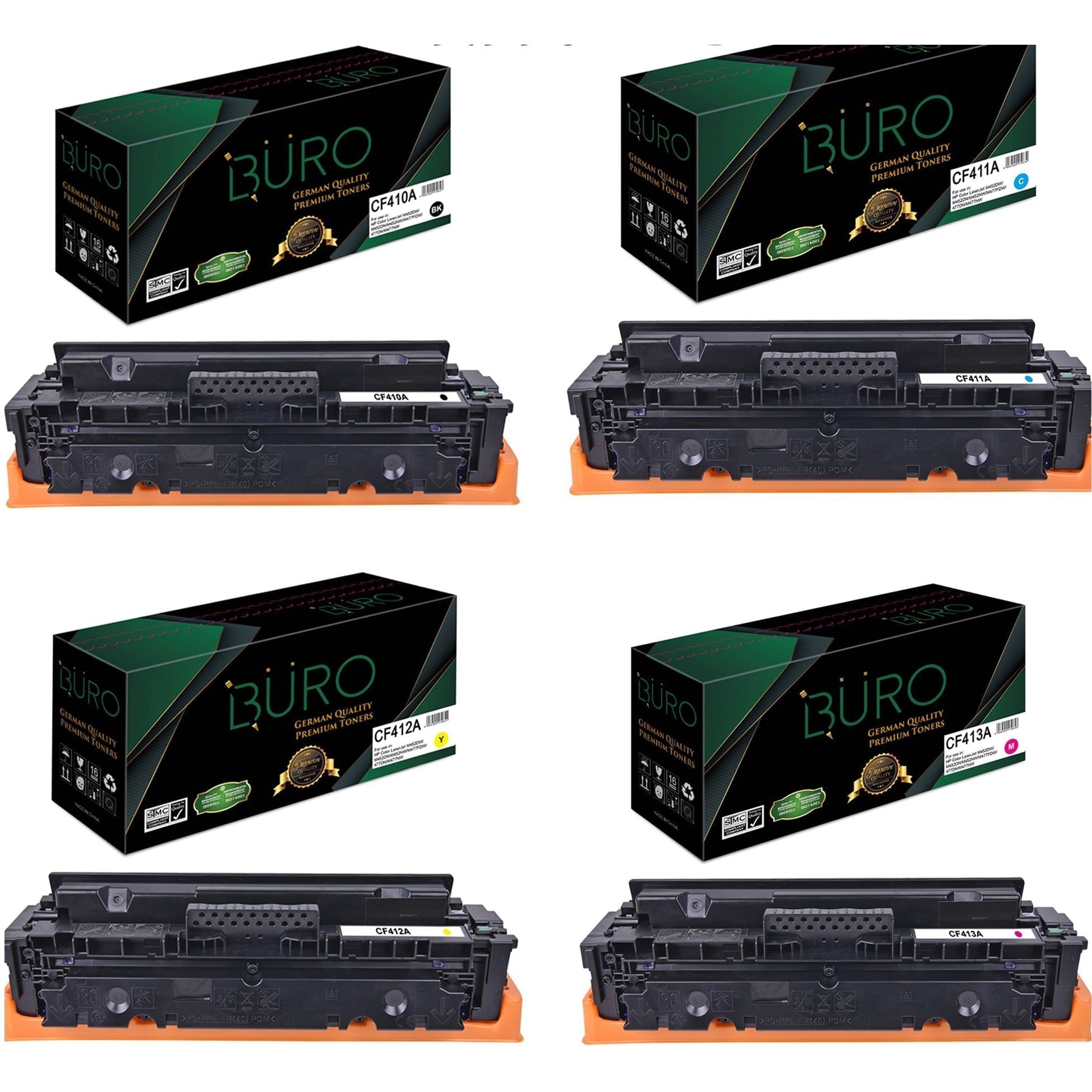 Buro Cf410A+Cf411A+Cf412A+Cf413A Compatible-Compatible Inks-Buro-Star Light Kuwait