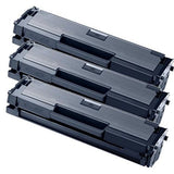 متوافق مع طابعة HP 106A W1106A من Buro - أسود (عبوة من 3 قطع)