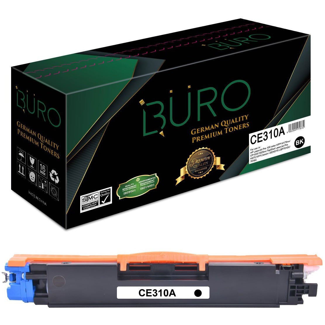 Buro Hp 126A Ce310A Compatible Laserjet Toner For Hp Ce310A-Compatible Inks-Buro-Star Light Kuwait