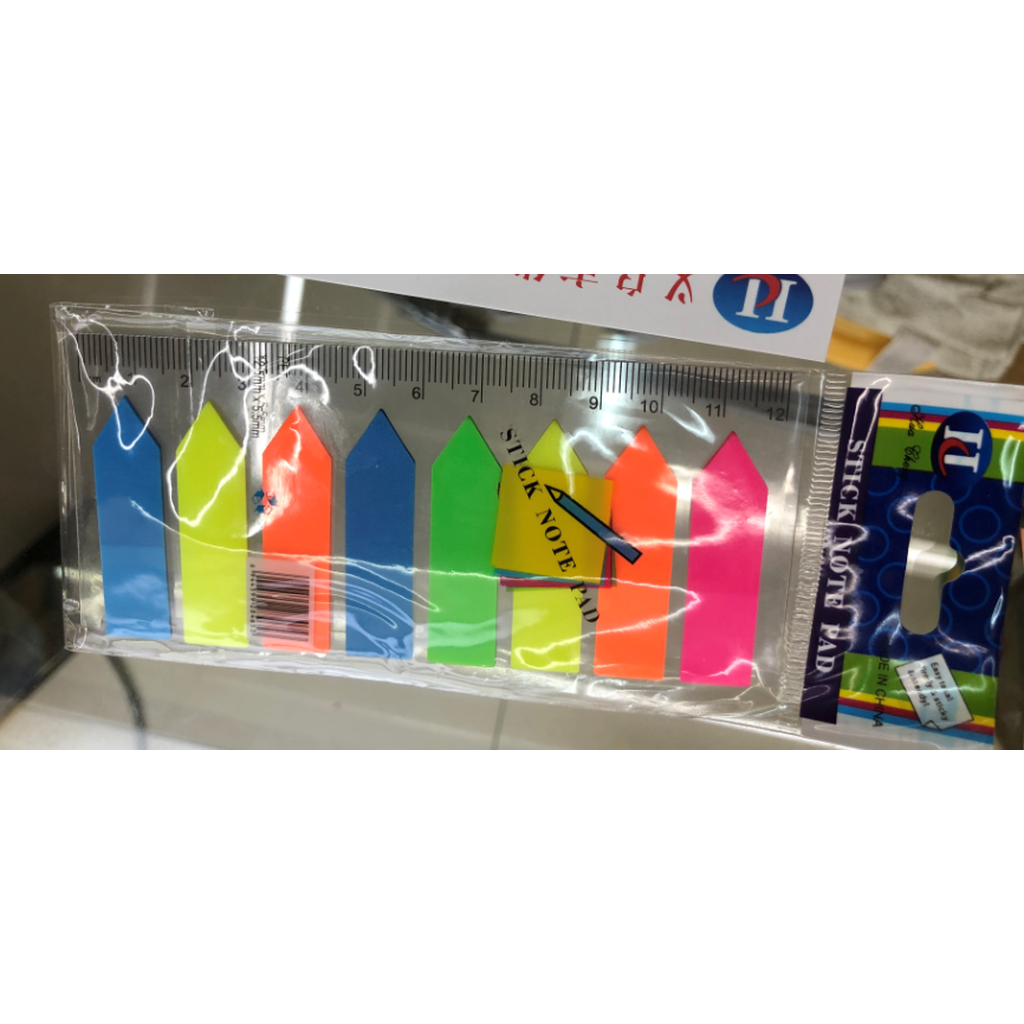 Buro Idex Arrows Sticky Note (8 Colors)-Accessories And Organizers-Buro-Star Light Kuwait