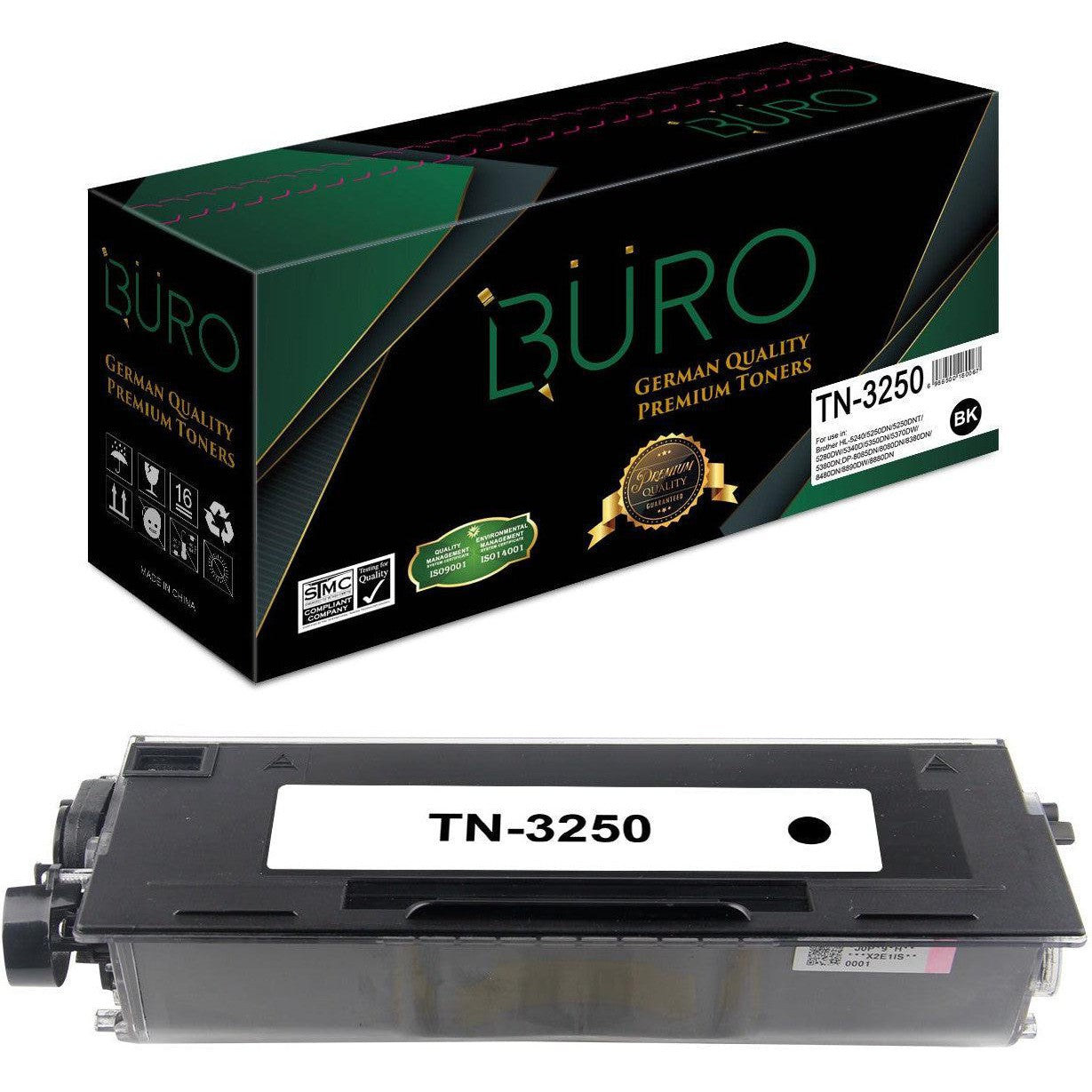Buro Tn 3250 Compatible Toner For Brother Tn 3250 Black-Compatible Inks-Buro-Star Light Kuwait