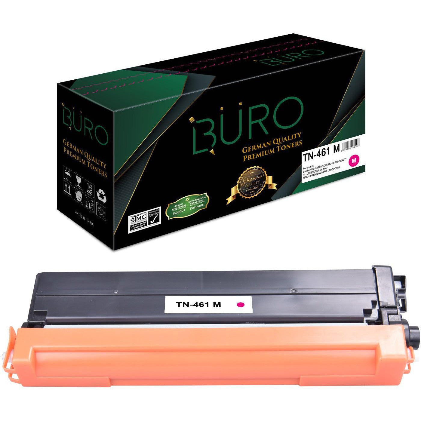 Buro Tn 461 M Compatible Toner For Brother Tn 461 M Magenta-Compatible Inks-Buro-Star Light Kuwait
