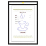 C-Line Stitched Shop Ticket Holders, Both Sides Clear, 6x9 25/pkt