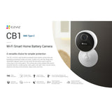 كاميرا Ezviz CB1 الذكية المنزلية التي تعمل بالبطارية بتقنية الواي فاي