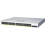 مفتاح سيسكو جيجابت PoE ذو 48 منفذًا بقدرة 382 واط CBS220-48P-4G