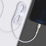 كابل Baseus USB لـ Lightning Cafule، 2.4 أمبير، 2 متر (أبيض)