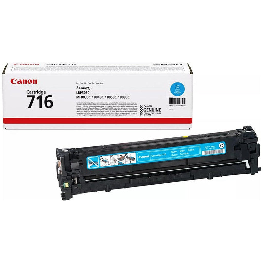 Canon 716 Cyan Toner Cartridge-Inks And Toners-Canon-Star Light Kuwait