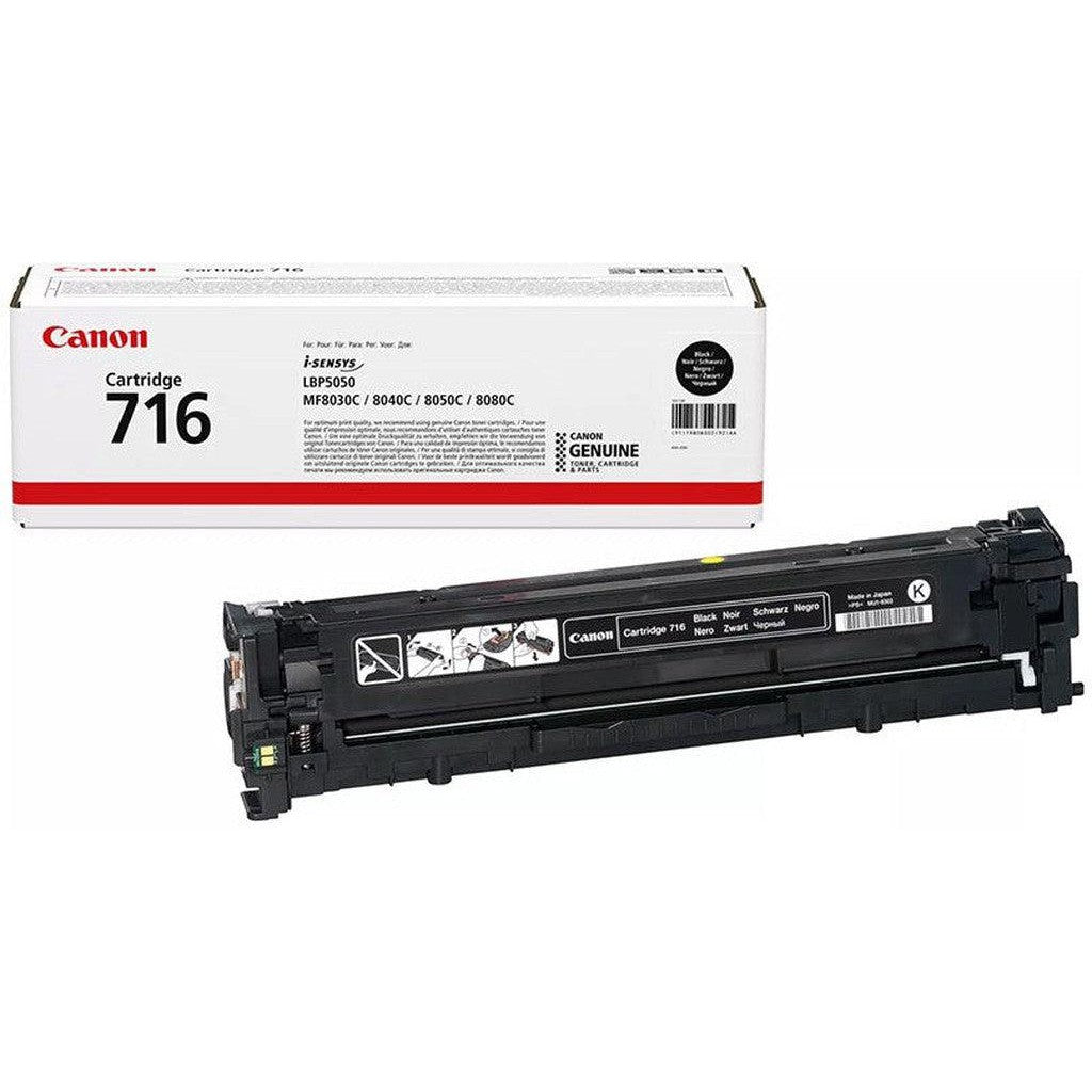 Canon 716Bk Black Toner Cartridge-Inks And Toners-Canon-Star Light Kuwait