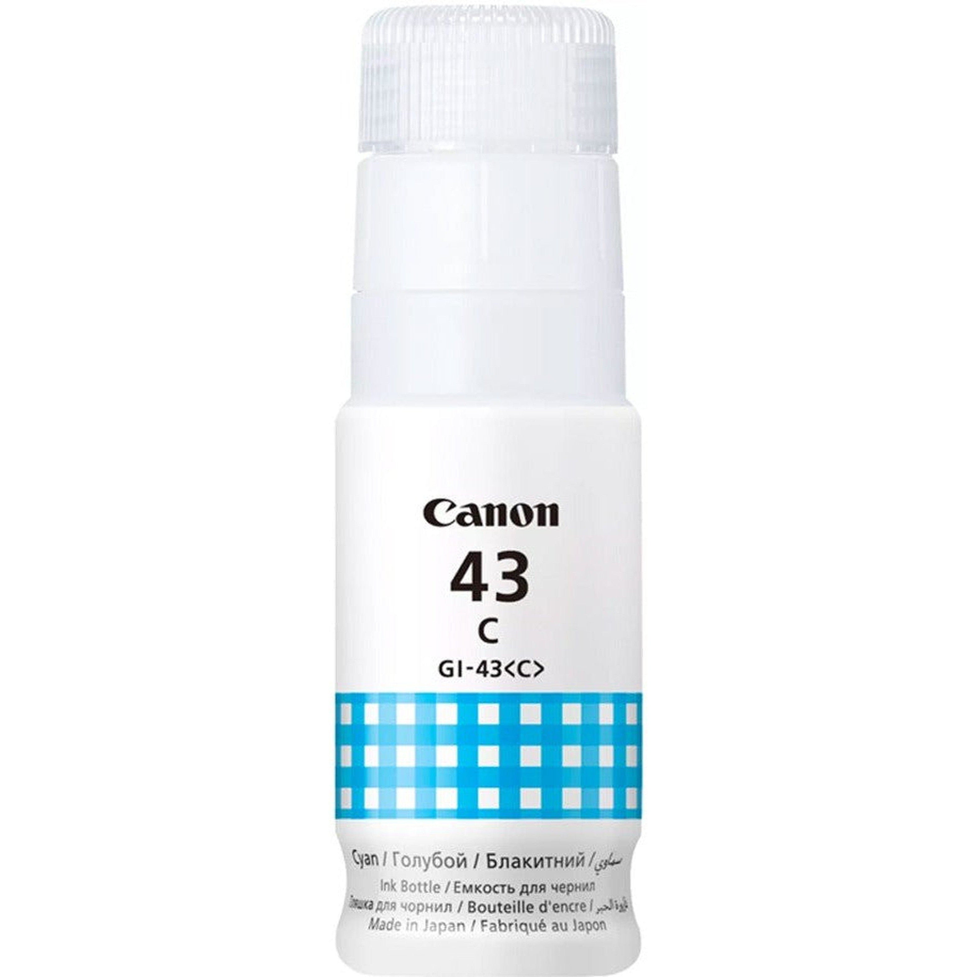 Canon Gi-43 Ink Bottle – 3.8K Pages/ Cyan Color/ Ink Bottle-Inks And Toners-Canon-Star Light Kuwait
