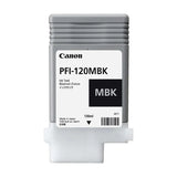 خرطوشة حبر كانون PFI 120MBK - 300 صفحة / لون أسود مطفي / 130 مل / خرطوشة حبر