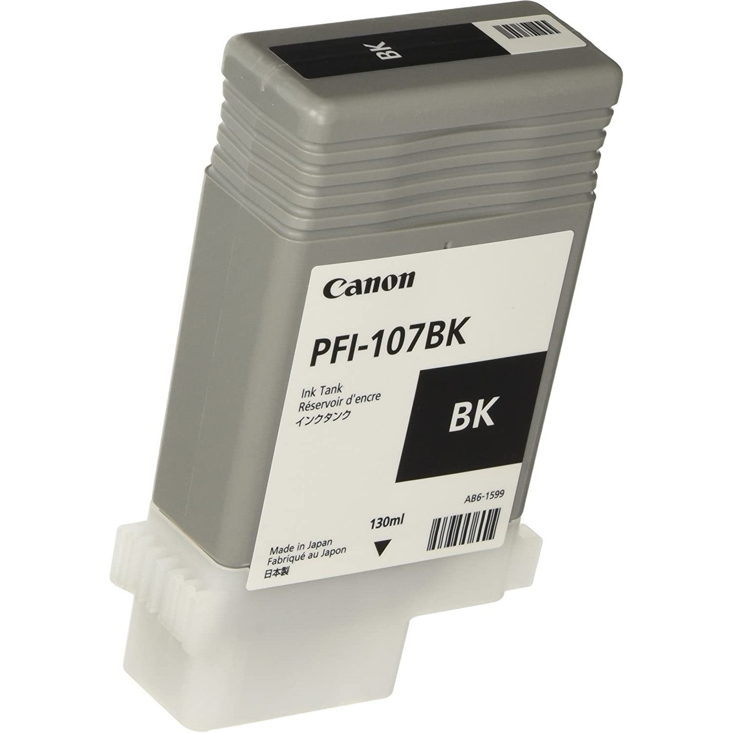 Canon Pfi 107Bk Black Ink 130Ml-Inks And Toners-Canon-Star Light Kuwait