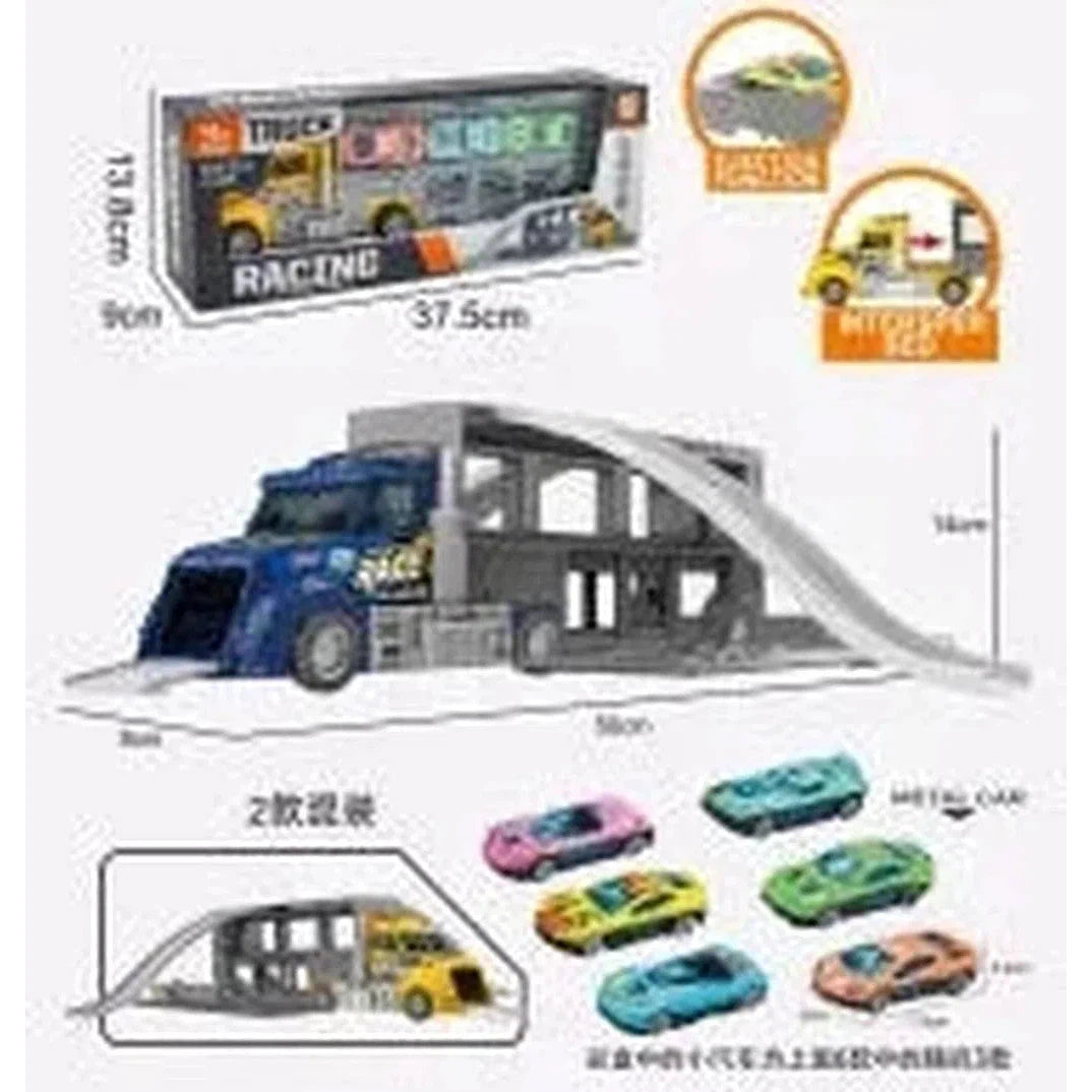 Car Carrieng Truck With Metal Cars-866-105-Racing Cars-Other-Star Light Kuwait
