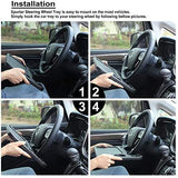 Car Steering Wheel Tray Black R-3610