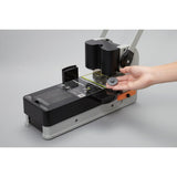 Carl Heavy Duty Punch Machine, 2 Hole Paper Punch 330 Sheet Punch Capacity -  Black And Silver
