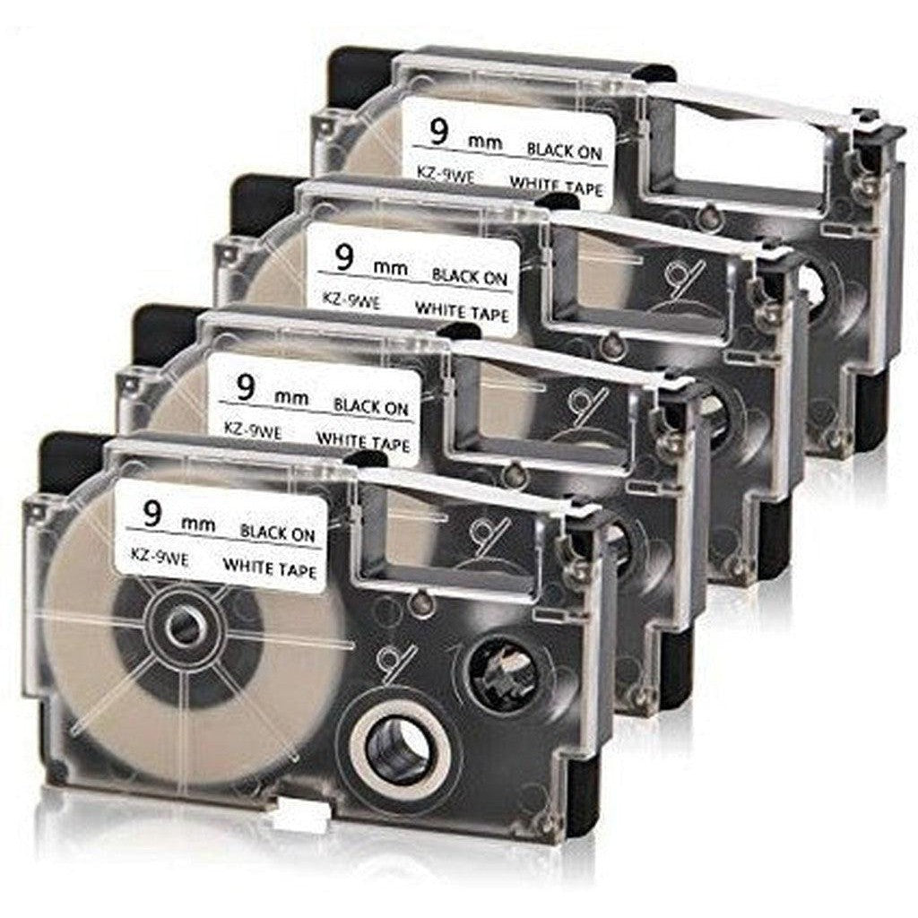 Casio 9 Mm Label Cartridge Black On Clear-Label Printers-Casio-Star Light Kuwait
