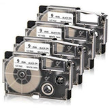 Casio 9 Mm Label Cartridge Black On Clear-Label Printers-Casio-Star Light Kuwait