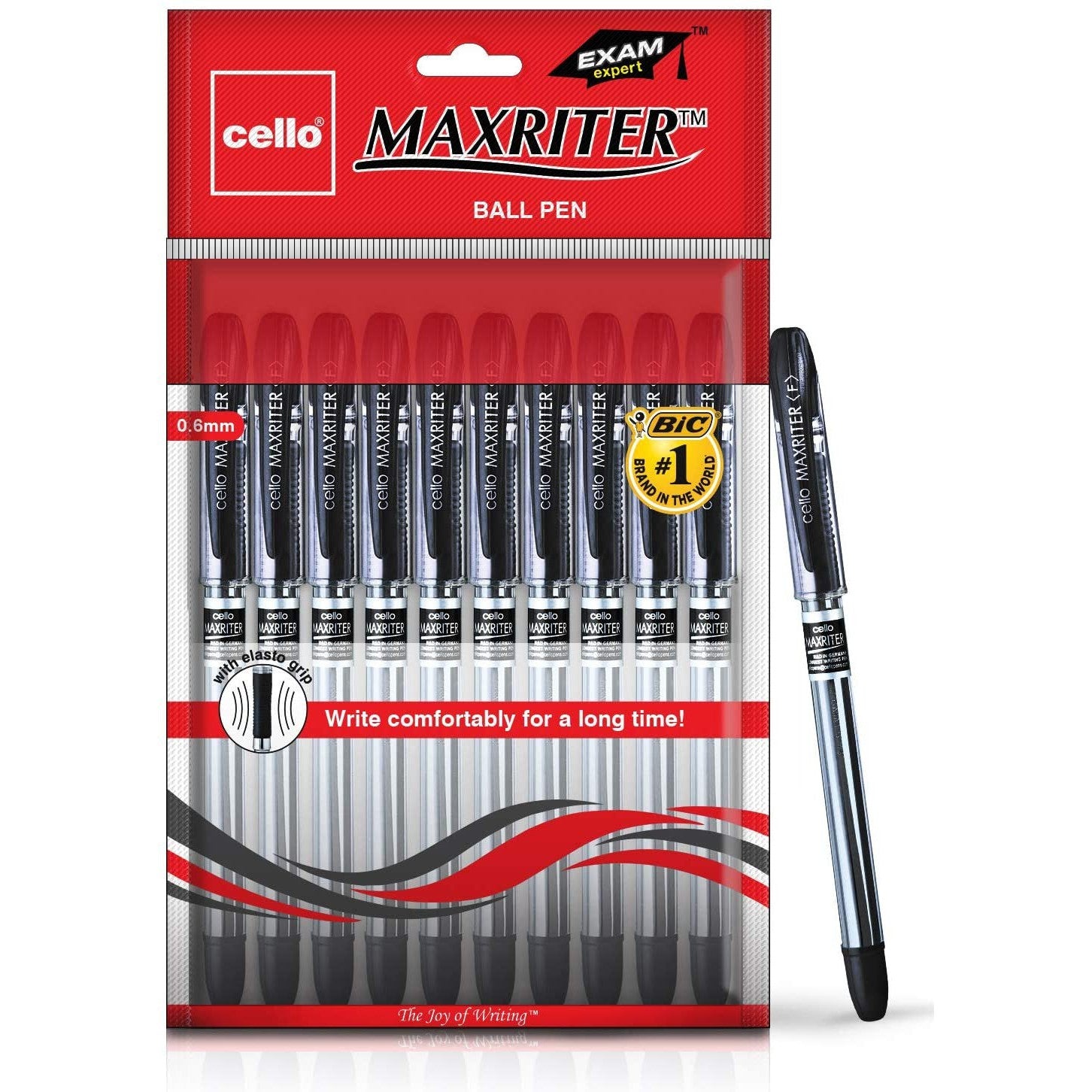 Cello Maxriter Pen Set 12Pcs / Pkt-Pens-Cello-Black-Star Light Kuwait