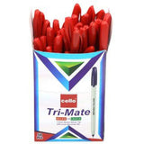 Cello Tri-Mate Pen 1.0Mm 50Pcs/Box-Pens-Cello-Red-Star Light Kuwait