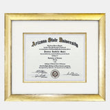 Certificate Frame Wooden - Golden Color