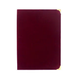 Certificate Holder Velvet Frame - Burgundy Color